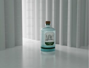 杜松子酒瓶生活场景Blend工程源文件