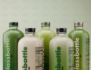 个性化玻璃瓶渲染场景Blend工程源文件