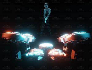 全息效果动画场景Blend工程源文件