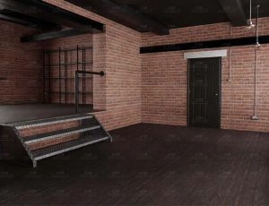 工业建筑室内场景Blend工程源文件