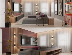 家庭影院的场景Blend工程源文件