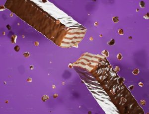 士力架巧克力咔嚓场景Blend工程源文件