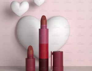 心形BG口红展示Blend工程源文件