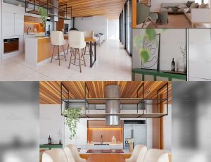 宜家创意客厅场景Blend工程源文件