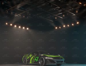 工业科幻氛围车库Blend工程源文件