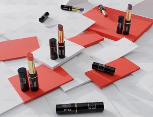 极简口红生活场景Blend工程源文件