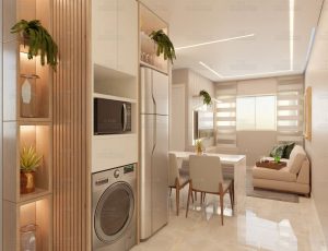 客厅和洗衣房Blend工程源文件