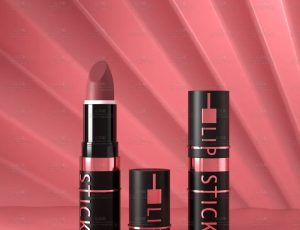 口红产品样机场景Blend工程源文件