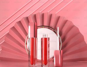 口红产品展示场景Blend工程源文件