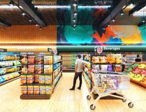 大型购物超市场景Blend工程源文件