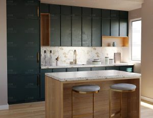 木质厨房装修场景Blend工程源文件