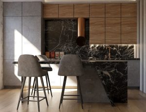 欧洲风格厨房Blend工程源文件