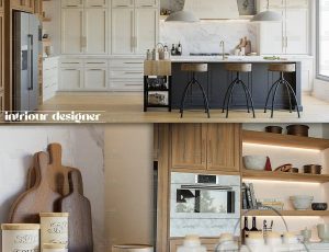 欧洲有钱人家厨房Blend工程源文件