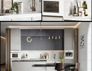 北欧厨房场景Blend工程源文件