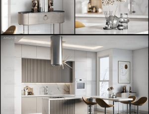 北欧时尚厨房Blend工程源文件