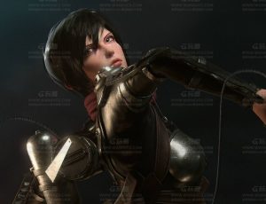 R2 Studio高精度三笠阿克曼Blend模型