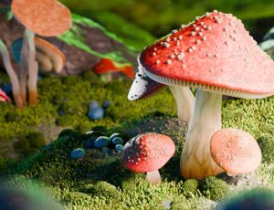 蘑菇小清新场景Blend工程源文件