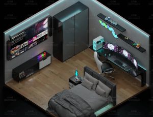 low poly低多边形卡通场景141-Blender工程源文件