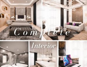 富豪奢华房屋内部Blend工程源文件