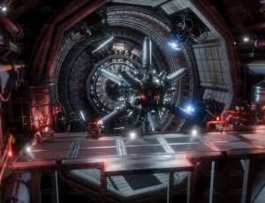 科幻核能量储存中心Blend工程源文件