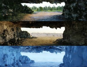 春夏秋冬洞穴Blend工程源文件