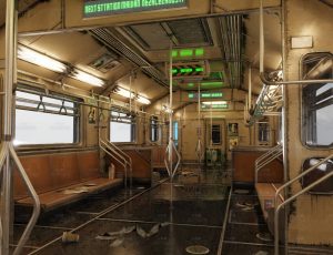 高级高铁厢乘务室Blend工程源文件