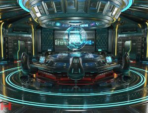 超级科幻室内实验室空间Blend工程源文件