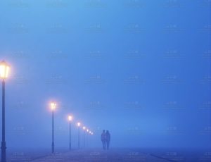 迷雾街道上的情侣Blend工程源文件