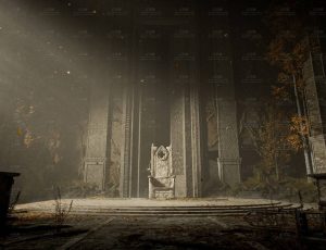 废弃圣光古老王座场景Blend工程源文件