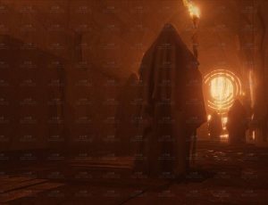 黑暗宗教祭祀场景Blend工程源文件