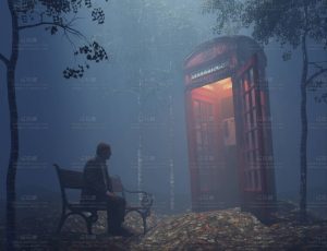 林中电话亭Blend工程源文件