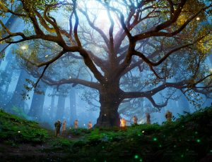 神圣树林Blend工程源文件