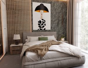 时髦装修风格卧室Blend工程源文件