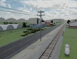 大型绿植乡村工厂Blend工程源文件