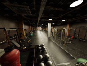 富豪专属健身房Blend工程源文件