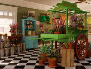 卡通小清新风格花店Blend工程源文件