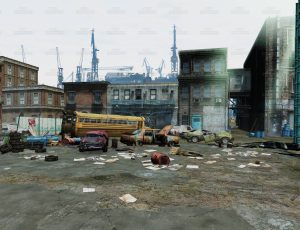 垃圾回收末世街区Blend工程源文件