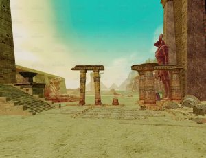 破损的埃及遗迹Blend工程源文件