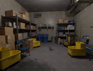 卫生打扫间Blend工程源文件