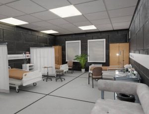 医疗救助病床室Blend工程源文件