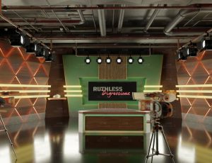 新闻节目演播室Blend工程源文件