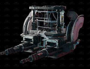 飞行空中坦克机Blend模型