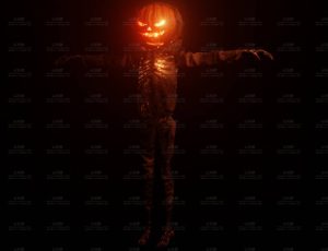 恐怖邪恶南瓜人Blend模型