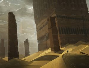 沙漠风化遗迹场景Blend工程源文件