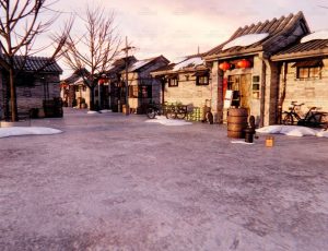 中国传统四合院老院子Blend工程源文件