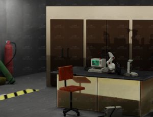 非常简陋的化学实验室Blend工程源文件