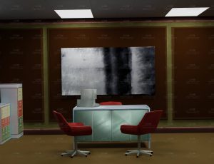 简陋办公室场景Blend工程源文件