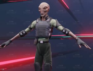 外星人特警Blend模型