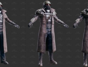 模块化生化机械特警Blend模型