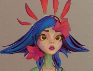 Neeko英雄联盟风格化Blend模型